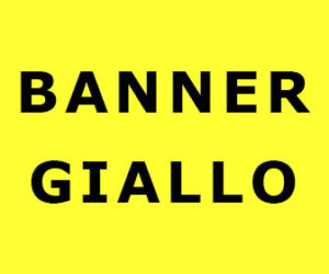 Banner Giallo Test
